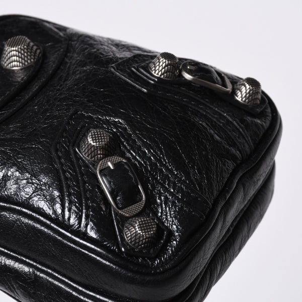 BALENCIAGA Luka Gor shoulder bag men's bag 742015 black silver hardware mint condition used 4a000733