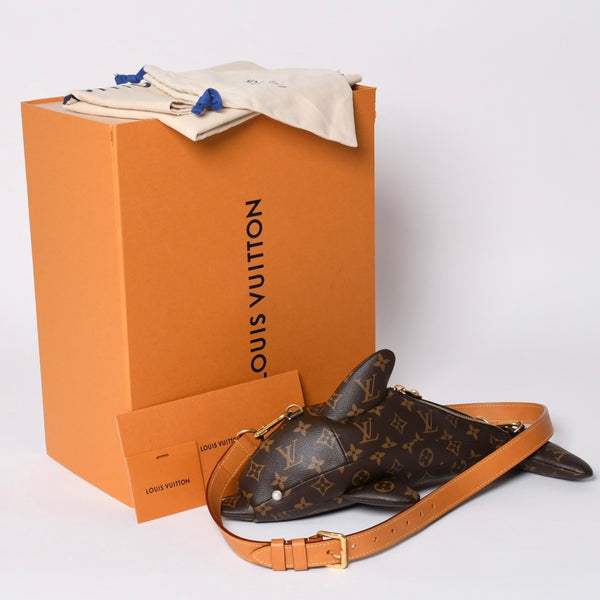 New and unused LOUIS VUITTON DOLPHIN BAG M14963 Monogram Brown Gold hardware Used 4a001227
