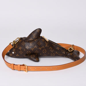 New and unused LOUIS VUITTON DOLPHIN BAG M14963 Monogram Brown Gold hardware Used 4a001227