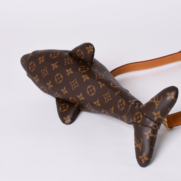 New and unused LOUIS VUITTON DOLPHIN BAG M14963 Monogram Brown Gold hardware Used 4a001227