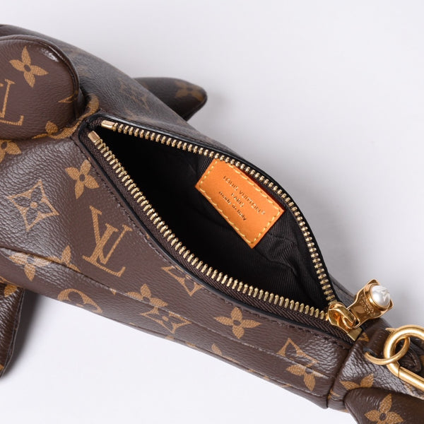 New and unused LOUIS VUITTON DOLPHIN BAG M14963 Monogram Brown Gold hardware Used 4a001227