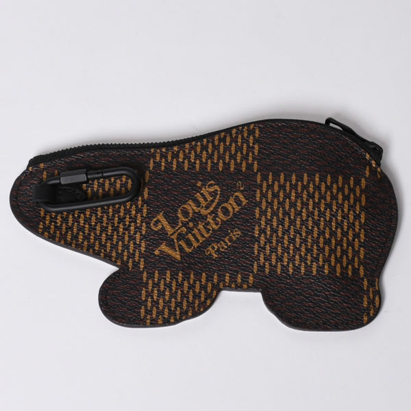 未使用 LOUIS VUITTON ルイヴィトン NIGO ニゴ コインカードホルダー LVスクエアードコレクション ジャイアント N60387 中古 4a000577