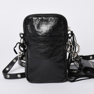 BALENCIAGA Luka Gor shoulder bag men's bag 742015 black silver hardware mint condition used 4a000733