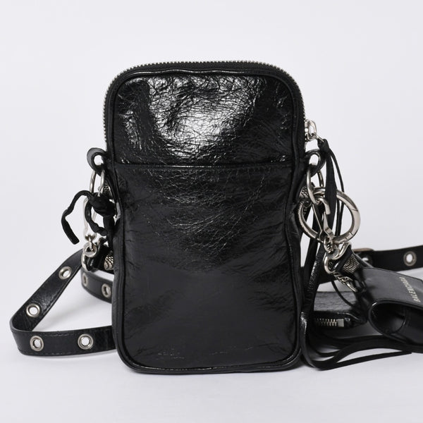 BALENCIAGA Luka Gor shoulder bag men's bag 742015 black silver hardware mint condition used 4a000733
