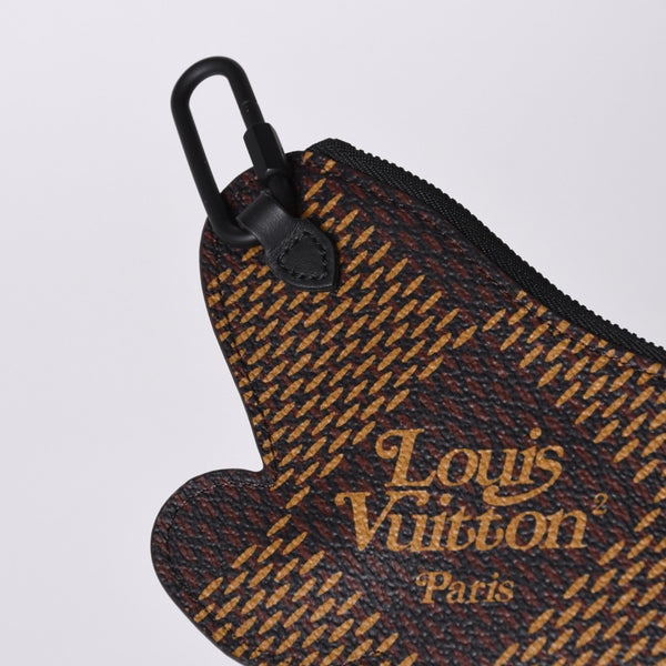 未使用 LOUIS VUITTON ルイヴィトン NIGO ニゴ コインカードホルダー LVスクエアードコレクション ジャイアント N60387 中古 4a000577