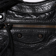 画像をギャラリービューアに読み込む, 極美品 BALENCIAGA バレンシアガ クラシック ミニ シティ 2WAY ショルダーバッグ 300295 ロゴ ブラック ブロンズ金具 中古 4a001226