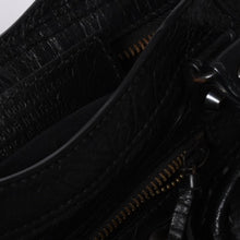 画像をギャラリービューアに読み込む, 極美品 BALENCIAGA バレンシアガ クラシック ミニ シティ 2WAY ショルダーバッグ 300295 ロゴ ブラック ブロンズ金具 中古 4a001226