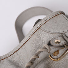 画像をギャラリービューアに読み込む, BALENCIAGA バレンシアガ クラシック ミニ シティ 2WAY ショルダーバッグ 300295 ロゴ グレー シルバー金具 美品 中古 4a001119