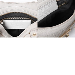 BALENCIAGA バレンシアガ クラシック ミニ シティ 2WAY ショルダーバッグ 300295 ロゴ グレー シルバー金具 美品 中古 4a001119