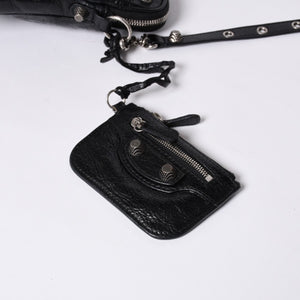 BALENCIAGA Luka Gor shoulder bag men's bag 742015 black silver hardware mint condition used 4a000733