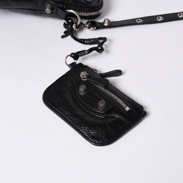 BALENCIAGA Luka Gor shoulder bag men's bag 742015 black silver hardware mint condition used 4a000733