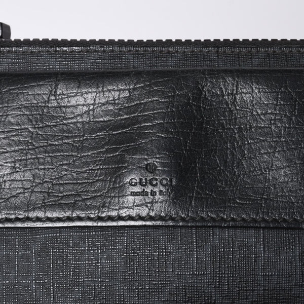 GUCCI グッチ ウエストバッグ ボディバッグ 161833 GGスプリーム PVC Black ブラック レザー 美品 中古 4a000505
