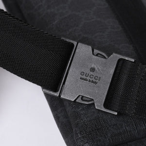 GUCCI グッチ ウエストバッグ ボディバッグ 161833 GGスプリーム PVC Black ブラック レザー 美品 中古 4a000505