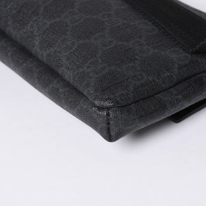 GUCCI グッチ ウエストバッグ ボディバッグ 161833 GGスプリーム PVC Black ブラック レザー 美品 中古 4a000505