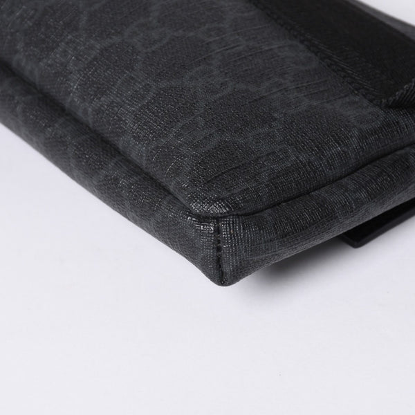 GUCCI グッチ ウエストバッグ ボディバッグ 161833 GGスプリーム PVC Black ブラック レザー 美品 中古 4a000505