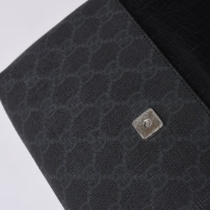 GUCCI グッチ ウエストバッグ ボディバッグ 161833 GGスプリーム PVC Black ブラック レザー 美品 中古 4a000505