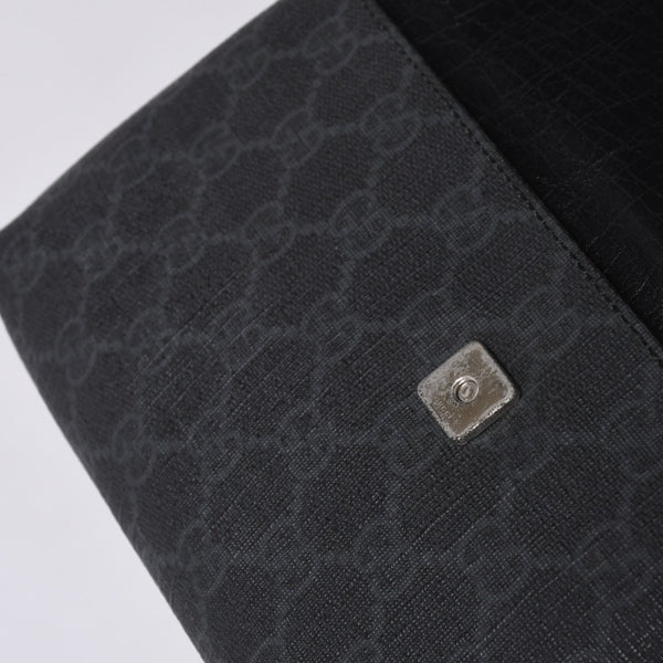 GUCCI グッチ ウエストバッグ ボディバッグ 161833 GGスプリーム PVC Black ブラック レザー 美品 中古 4a000505