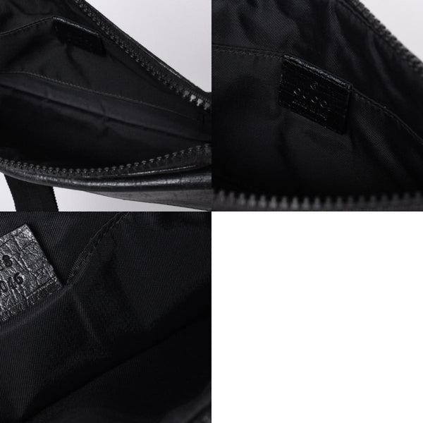 GUCCI グッチ ウエストバッグ ボディバッグ 161833 GGスプリーム PVC Black ブラック レザー 美品 中古 4a000505
