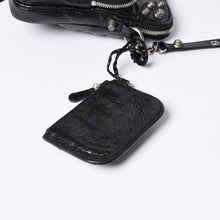 画像をギャラリービューアに読み込む, BALENCIAGA バレンシアガ ルカゴール ショルダーバッグ メンズバッグ 742015 ブラック シルバー金具 美品 中古 4a000733