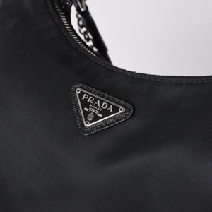 PRADA プラダ Re-Edition リエディション Hand Bag ハンドバッグ ワンショルダーバッグ ブラック ナイロン レザー 美品 中古 4a000734