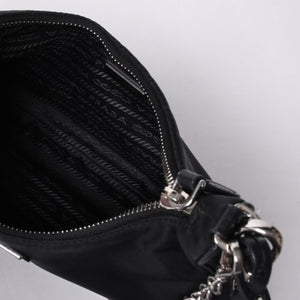 PRADA プラダ Re-Edition リエディション Hand Bag ハンドバッグ ワンショルダーバッグ ブラック ナイロン レザー 美品 中古 4a000734