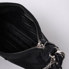 画像をギャラリービューアに読み込む, PRADA プラダ Re-Edition リエディション Hand Bag ハンドバッグ ワンショルダーバッグ ブラック ナイロン レザー 美品 中古 4a000734