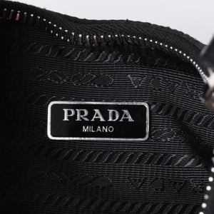 PRADA プラダ Re-Edition リエディション Hand Bag ハンドバッグ ワンショルダーバッグ ブラック ナイロン レザー 美品 中古 4a000734