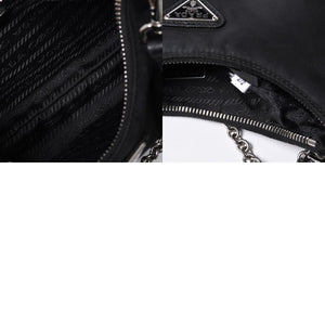 PRADA プラダ Re-Edition リエディション Hand Bag ハンドバッグ ワンショルダーバッグ ブラック ナイロン レザー 美品 中古 4a000734