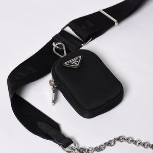 PRADA プラダ Re-Edition リエディション Hand Bag ハンドバッグ ワンショルダーバッグ ブラック ナイロン レザー 美品 中古 4a000734