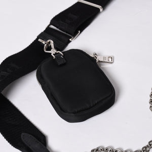 PRADA プラダ Re-Edition リエディション Hand Bag ハンドバッグ ワンショルダーバッグ ブラック ナイロン レザー 美品 中古 4a000734