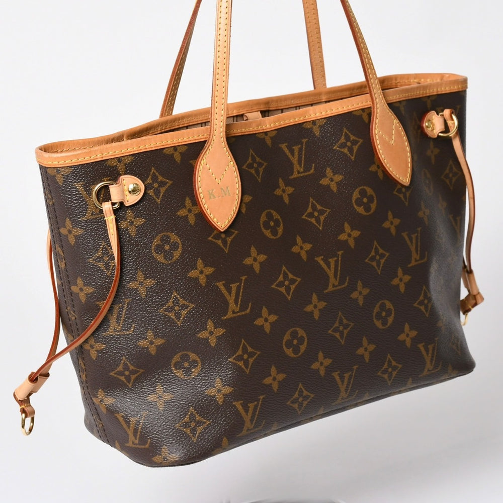LOUIS VUITTON Tote Bag Neverfull PM Monogram M46979 Brown Monogram Canvas Leather Used 4a000824