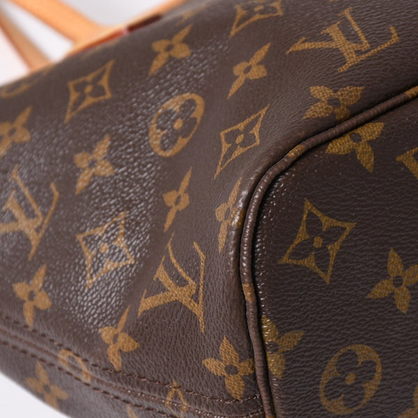 LOUIS VUITTON ルイヴィトン トートバッグ ネヴァーフルPM モノグラム M46979 ブラウン モノグラムキャンバス レザー 中古 4a000824