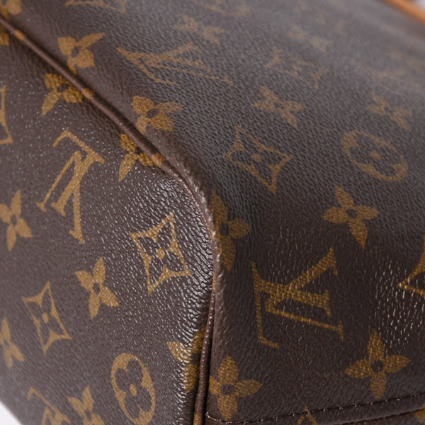 LOUIS VUITTON ルイヴィトン トートバッグ ネヴァーフルPM モノグラム M46979 ブラウン モノグラムキャンバス レザー 中古 4a000824