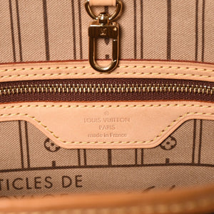 LOUIS VUITTON ルイヴィトン トートバッグ ネヴァーフルPM モノグラム M46979 ブラウン モノグラムキャンバス レザー 中古 4a000824