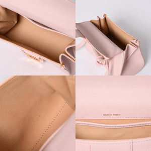 Delvaux Brilliant Brillon Hand Bag Pink Calfskin Good Condition Used 4a000748