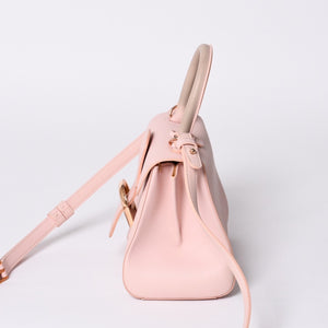 Delvaux Brilliant Brillon Hand Bag Pink Calfskin Good Condition Used 4a000748