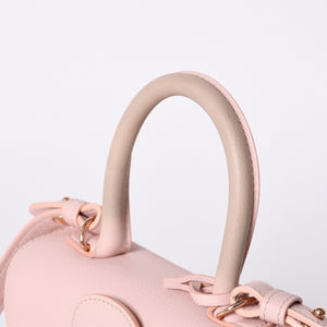 Delvaux Brilliant Brillon Hand Bag Pink Calfskin Good Condition Used 4a000748