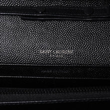 画像をギャラリービューアに読み込む, 新品未使用 SAINT LAURENT PARIS サンローランパリ カサンドラ エンベロープ チェーンウォレット 377828 グレインドプードルレザー 中古 4a000428