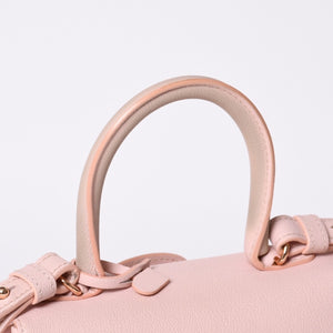 Delvaux Brilliant Brillon Hand Bag Pink Calfskin Good Condition Used 4a000748