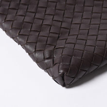 画像をギャラリービューアに読み込む, BOTTEGA VENETA ボッテガヴェネタ イントレチャート ショルダーバッグ ブラウン 美品 中古 4a000869