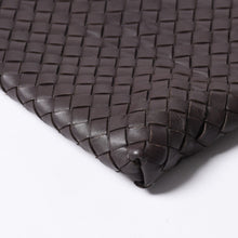 画像をギャラリービューアに読み込む, BOTTEGA VENETA ボッテガヴェネタ イントレチャート ショルダーバッグ ブラウン 美品 中古 4a000869