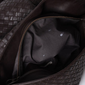 BOTTEGA VENETA ボッテガヴェネタ イントレチャート ショルダーバッグ ブラウン 美品 中古 4a000869