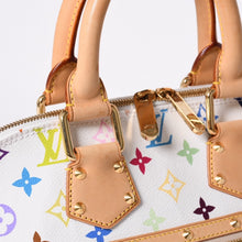画像をギャラリービューアに読み込む, 極美品 LOUIS VUITTON ルイヴィトン アルマ ハンドバッグ M92647 モノグラム マルチカラー ホワイト 村上隆 中古 4a001068