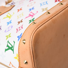 画像をギャラリービューアに読み込む, 極美品 LOUIS VUITTON ルイヴィトン アルマ ハンドバッグ M92647 モノグラム マルチカラー ホワイト 村上隆 中古 4a001068