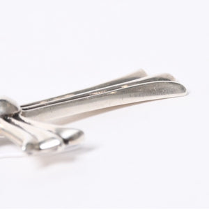 CHROME HEARTS クロムハーツ Large Cross Key Ring ラージクロス ダガー キーリング シルバー 美品 中古 4a000957