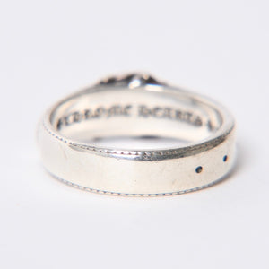 CHROME HEARTS クロムハーツ CHバックル ベルトモチーフ CH BUCKLE BELT シルバーリング 21号 美品 中古 4a000961