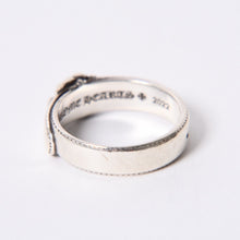 画像をギャラリービューアに読み込む, CHROME HEARTS クロムハーツ CHバックル ベルトモチーフ CH BUCKLE BELT シルバーリング 21号 美品 中古 4a000961