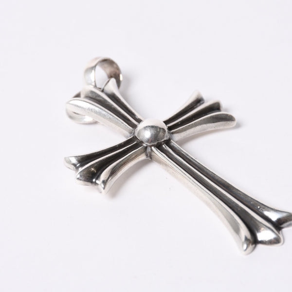 CHROME HEARTS Large Cross Bail Necklace Weight approx. 47g STERLING Engraved Sterling Silver Good Condition Used 4a001132