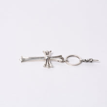 画像をギャラリービューアに読み込む, CHROME HEARTS クロムハーツ Large Cross Key Ring ラージクロス ダガー キーリング シルバー 美品 中古 4a000958