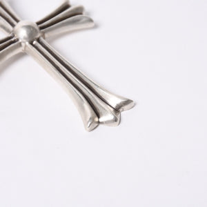 CHROME HEARTS Large Cross Key Ring Large Cross Dagger Key Ring Silver Good Condition Used 4a000958